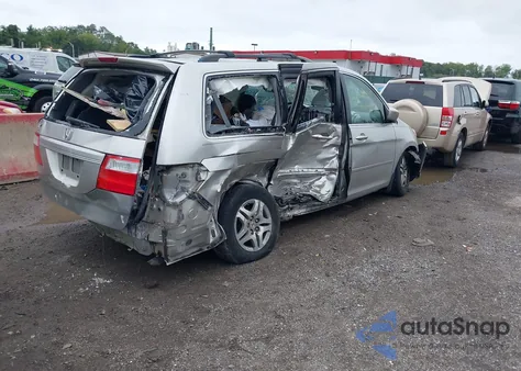2007 Honda Odyssey Ex-L z USA, uszkodzony, nr VIN 5FNRL38727B455946